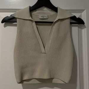 Aritzia babaton sculpt knit polo